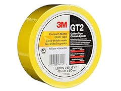 3M Premium Matte Cloth Tape GT2, Yellow