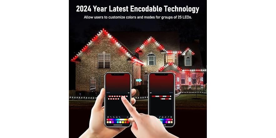 Probro App Programmable C9 LED Christmas Lights