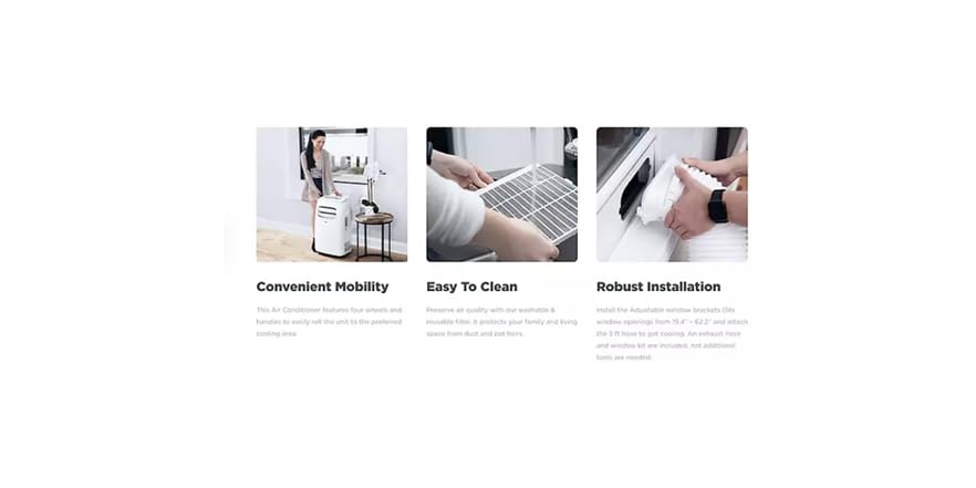 Midea Smart Portable Air Conditioner – Powerful 10,000 BTU Cooling Refurb - Image 9