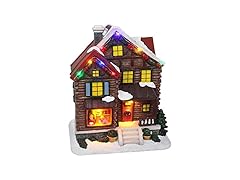 Top Treasures Christmas Village Log Cabin
