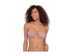 Steve Madden Women's Cutout Bandeau Bikini Top
