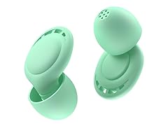 Beinkap Silicone Ear Plugs 6 Pairs, Green