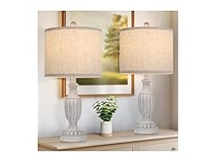 TOBUSA Table Farmhouse Lamps Set of 2
