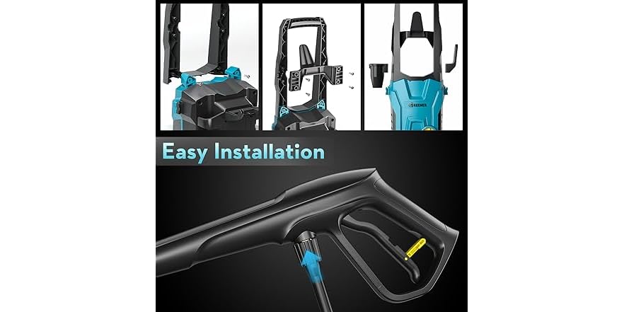 GREENER PW03 Electric Pressure Washer Blue