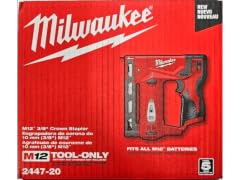 Milwaukee 2447-20 M12 12-Volt 3/8 in.Crown Stapler