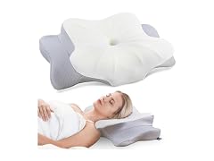 Safotad Cervical Neck Pillow w/Case