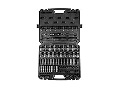 VEVOR 3/8" Drive Impact Socket Set SAE & Metric 90 Piece Socket Set