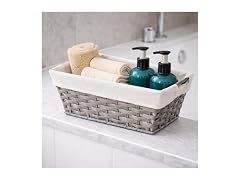 CROS Set of 2 Waterproof Plastic Storage Baskets 