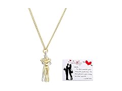 Taouzi Couples Hug Necklace
