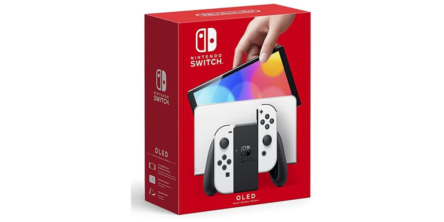 Woot! App Offer: Refurb Grade A Console: Nintendo Switch OLED w/ White Joy-Cons $210 + Free S&H w/ Amazon Prime