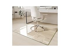 Koonmi 36" x 46" Upgraded Glass Chair Mat