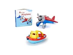 Green Toys Tugboat & Airplane Bundle