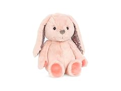 B. toys – 12-Inch Pink Plush Bunny