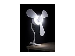 North Point Clip-On Flexible Neck Fan White