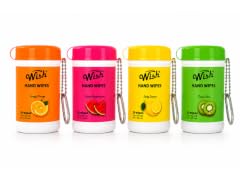 24pk Travel Size Hand Wipes Keychain