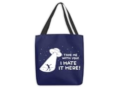 Take Me With You Large Tote Bag