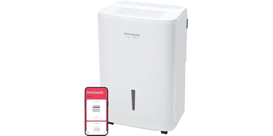 $139.99 | Frigidaire GHDD5035W1 Gallery 50pt Smart Dehumidifier at Woot!