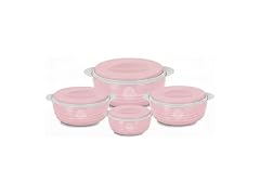 4-Piece Casserole Set, Pink