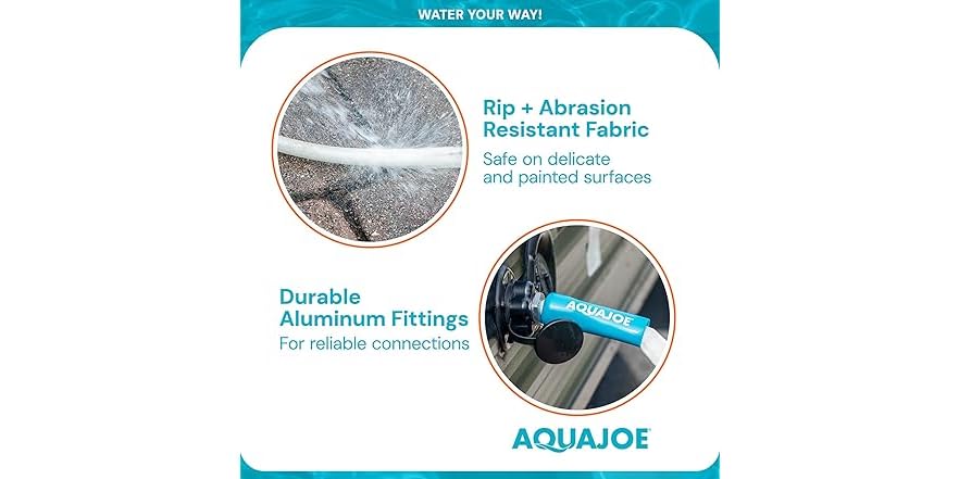 Aqua Joe 50-Foot Expandable RV Hose