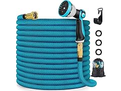 75ft Expandable Garden Hose with Nozzle