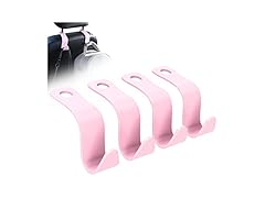 Car Seat Headrest Hook, 4 Pack, Pink
