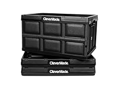 CleverMade Collapsible Storage Bins- Obsidian 3 PK 46L