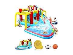 LKJYBG Inflatable Water Park with Blower