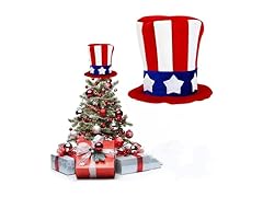 Generic Patriotic Star Hat Tree Topper