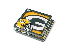 GREEN BAY PACKERS 3D Logo Coasters 4x4
