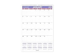 AT-A-GLANCE AT-A-GLANCE 2025 Erasable Calendar, Dry