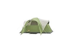Coleman Montana 6-Person Family Tent with Rainfly, Weatherproof Family Tent Sets Up in 15 Mins, Fits Multiple Airbeds (Open Box)