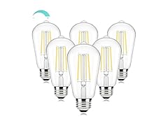 Brightever Dimmable LED Light Bulbs 60W Equivalent, 6PK