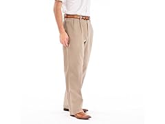 Dockers Men's Signature Pleated Athletic Fit Pants