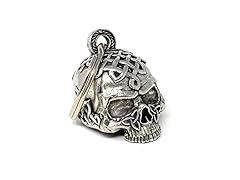 Celtic Skull Bell Biker Good Luck