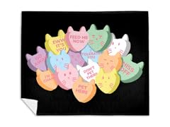Catty Hearts Mink Fleece Blanket