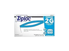Ziploc Freezer Bags 2 Gallon, 100ct