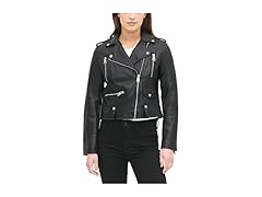 Levis Womens Faux Leather Motorcycle Jacket