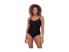 Aqua Green Women (XL) Princess Seam Side Swimsuit