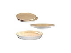 LEXA 4-Piece Handcrafted Bamboo Serving Set