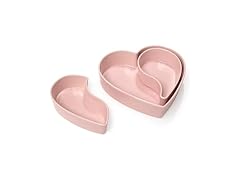 Paris Hilton Iconic Ceramic Stoneware Heart Serving Dish Set