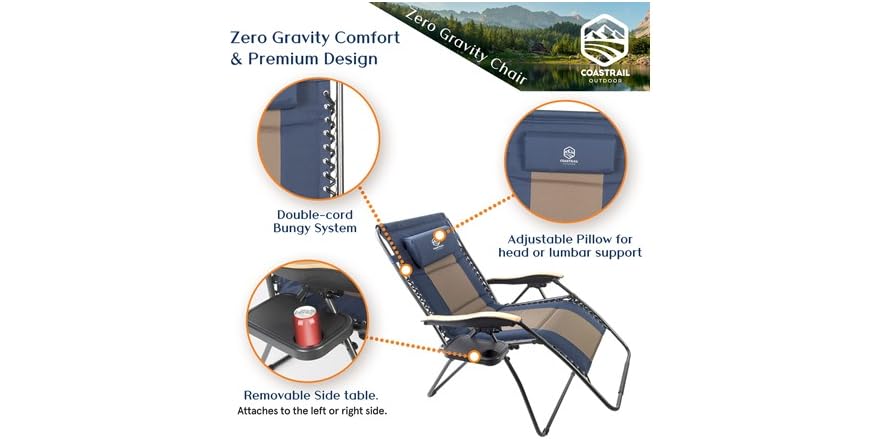 Coastrail Outdoor Zero Gravity Chair