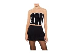 Forever 21 Women (M) Bow Cropped Tube Top