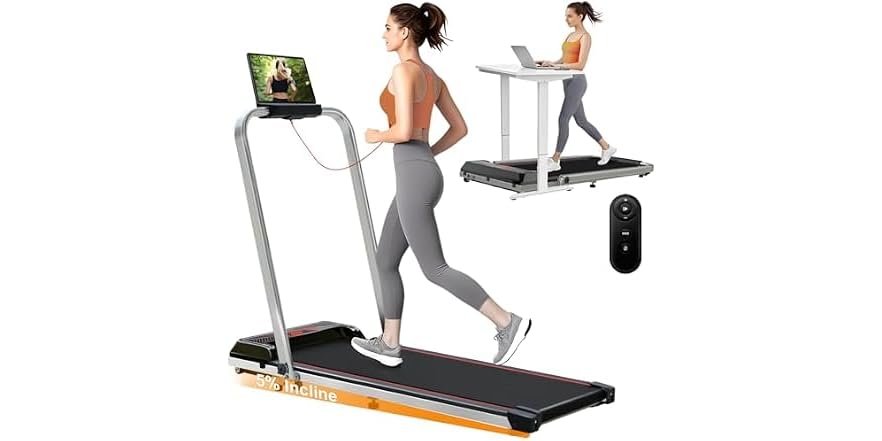 Computer Inclined Moonfox Treadmill with Incline, 3 in 1 Under Desk Treadmill