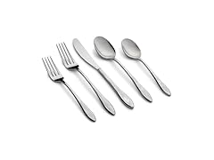 Cambridge Cassis Textured Mirror 20Pc Flatware Set