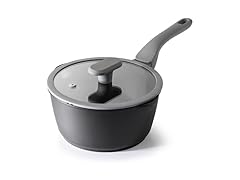 PRICUSIS Nonstick Saucepan with Lid, 2.7 Quart