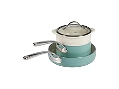 Bloomhouse 4-Piece Heavy-Gauge Aluminum  Cookware Set 