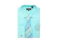 C. Allen Men's Solid Micro Pattern Regul