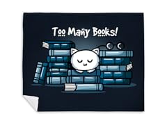 "Too Many Books" Blanket
