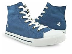 Men's High Top Navy Blue