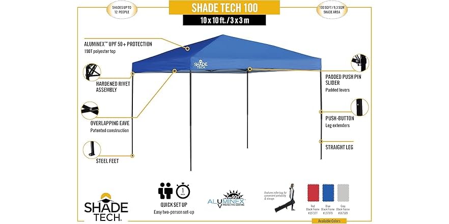 Quik Shade Instant Canopy Instructions sport.woot.com